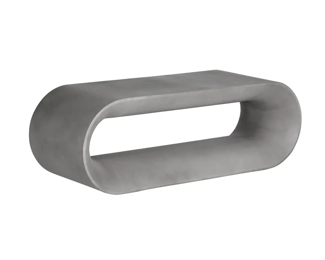 Pierce Gray Oval Bench Pierce Gray Oval Bench