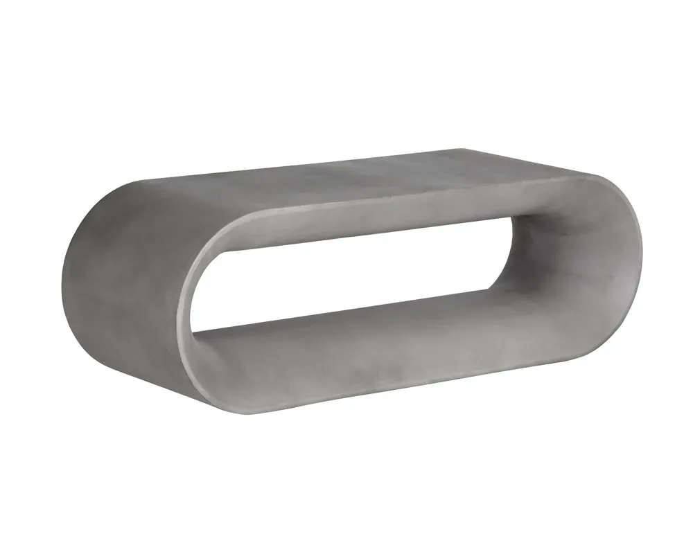 Pierce Gray Oval Bench