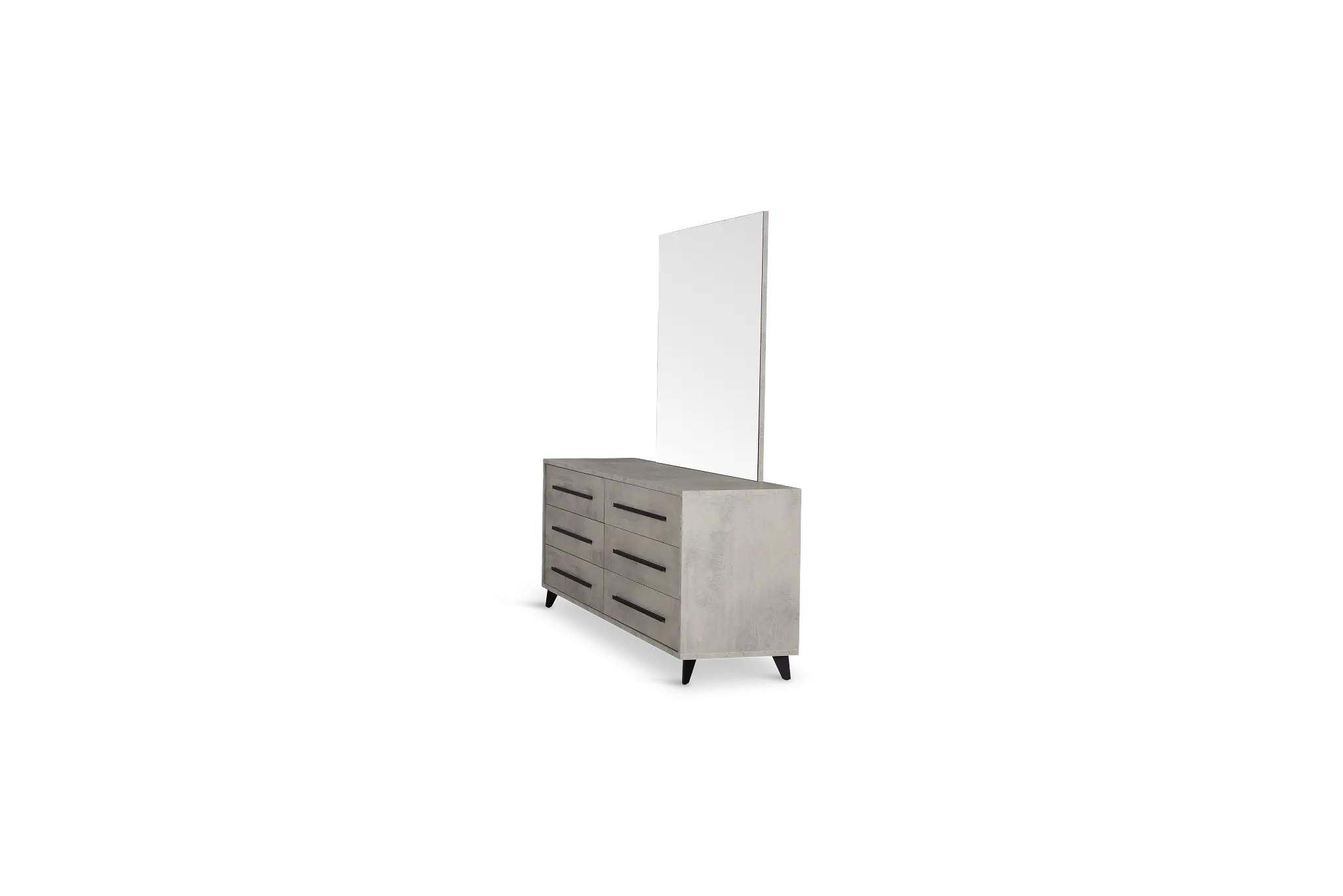 Pomona Gray Dresser & Mirror Pomona Gray Dresser & Mirror