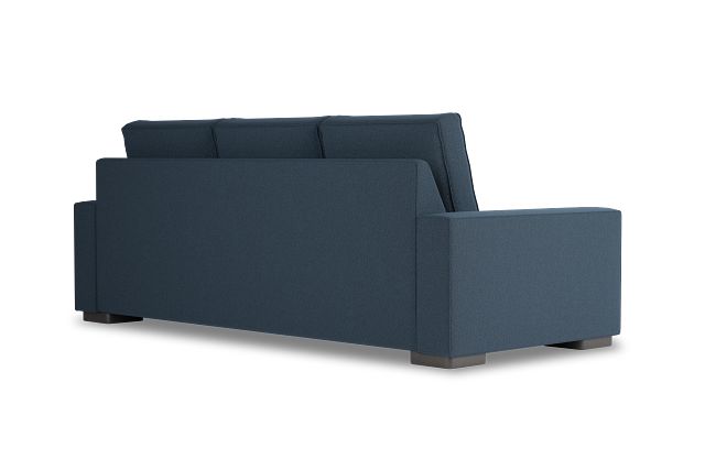 Edgewater Elite Blue 96" Sofa W/ 3 Cushions