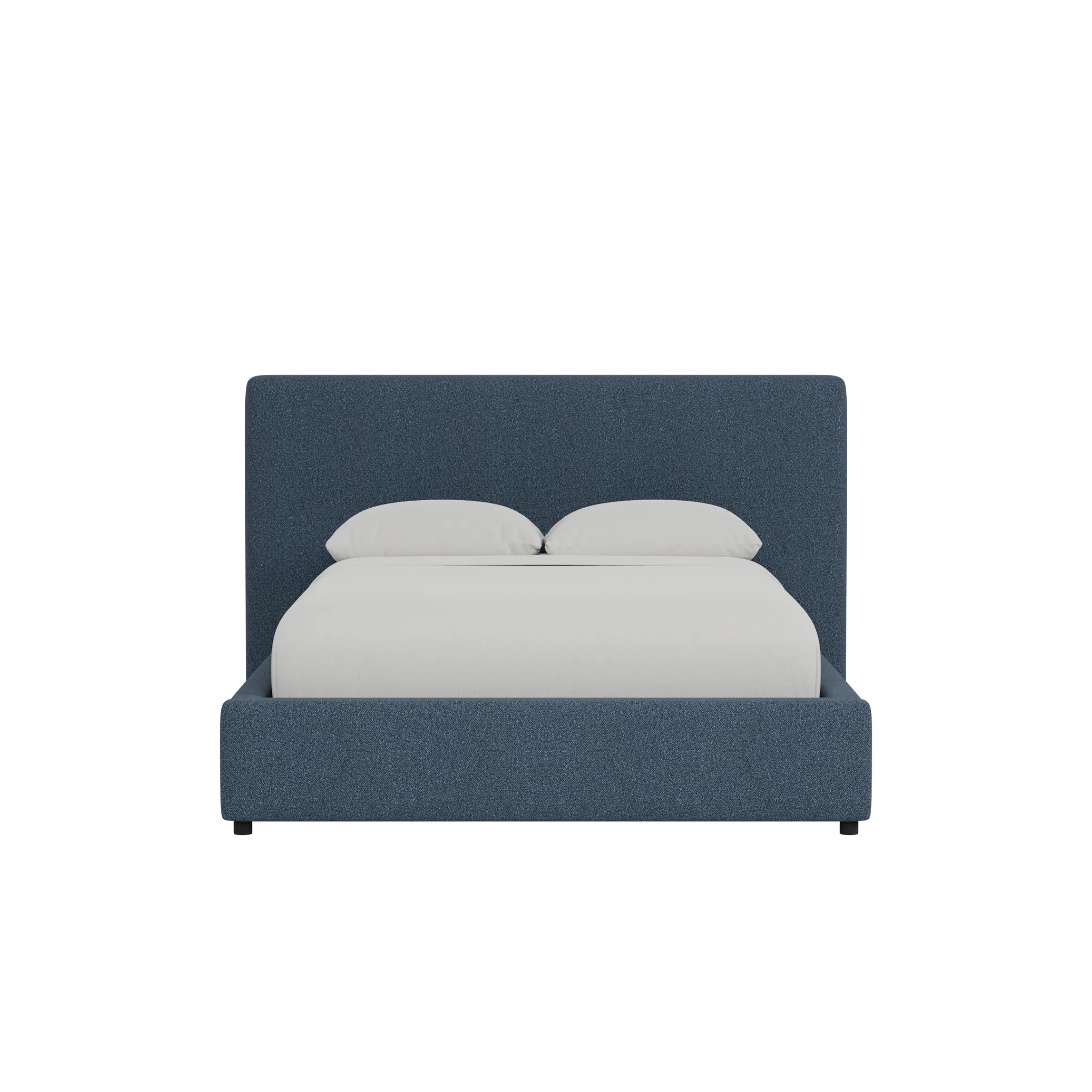 Grayton Elite Dark Blue 44" Upholstered Platform Bed