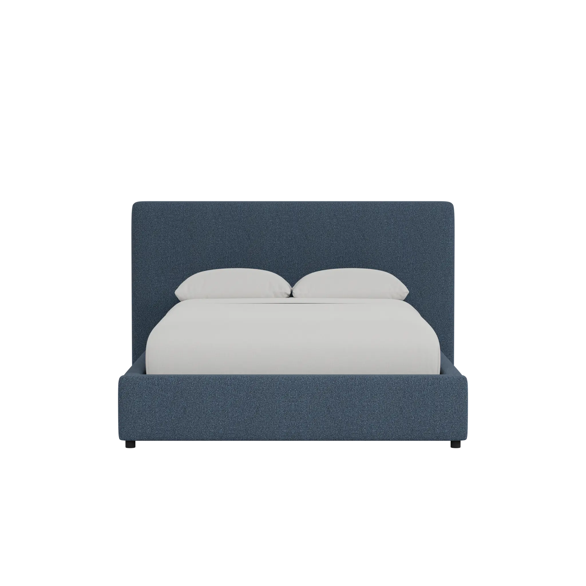 Grayton Elite Dark Blue 44" Upholstered Platform Bed Grayton Elite Dark Blue 44" Upholstered Platform Bed