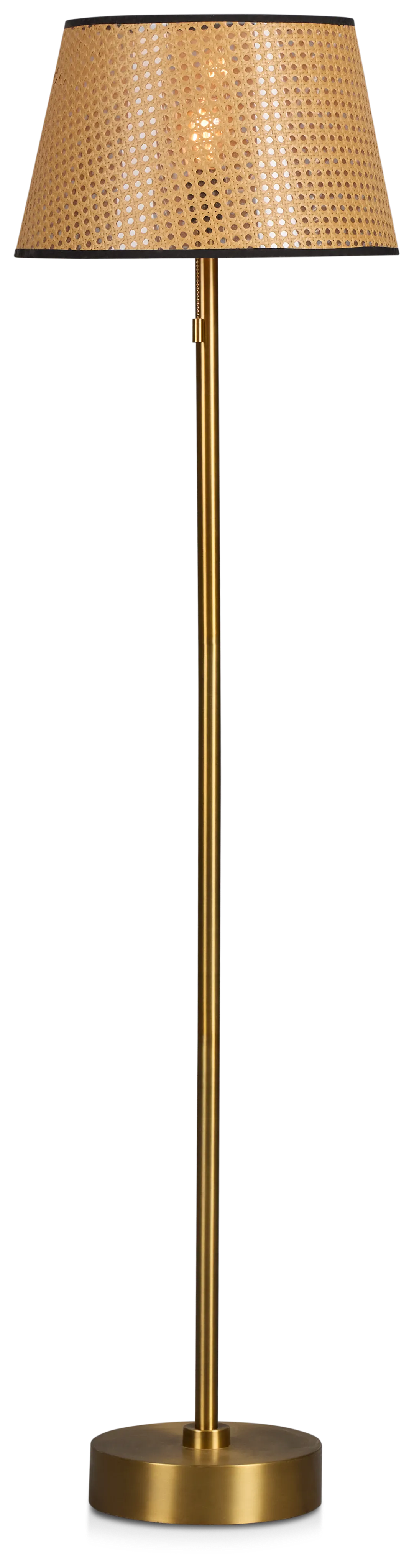 Hazel Gold Metal Floor Lamp