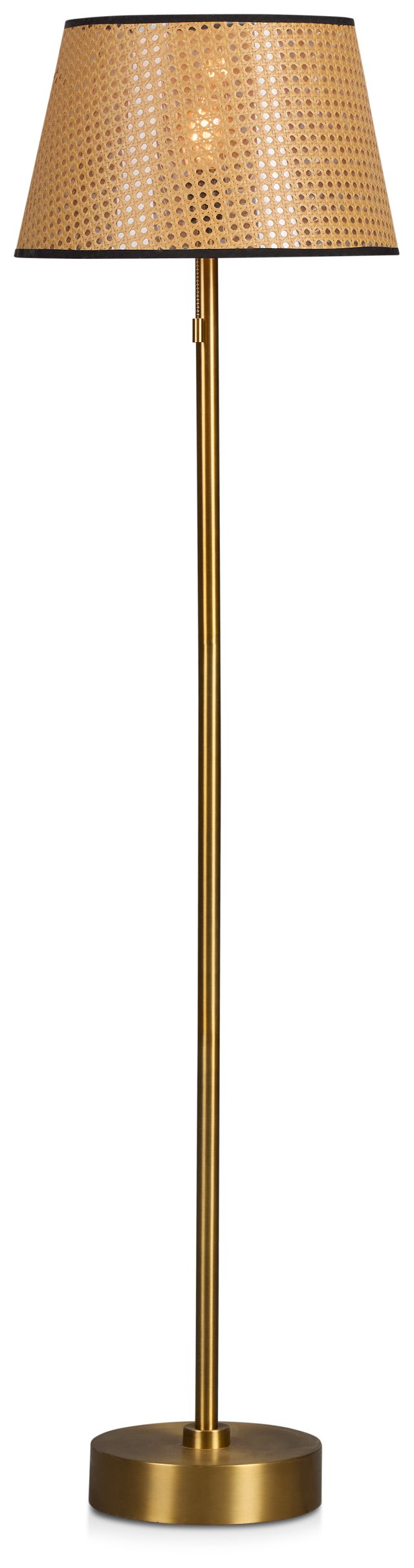 Hazel Gold Metal Floor Lamp