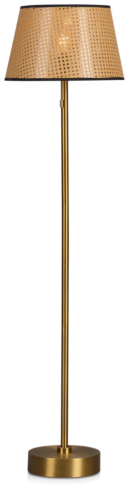 Hazel Gold Metal Floor Lamp