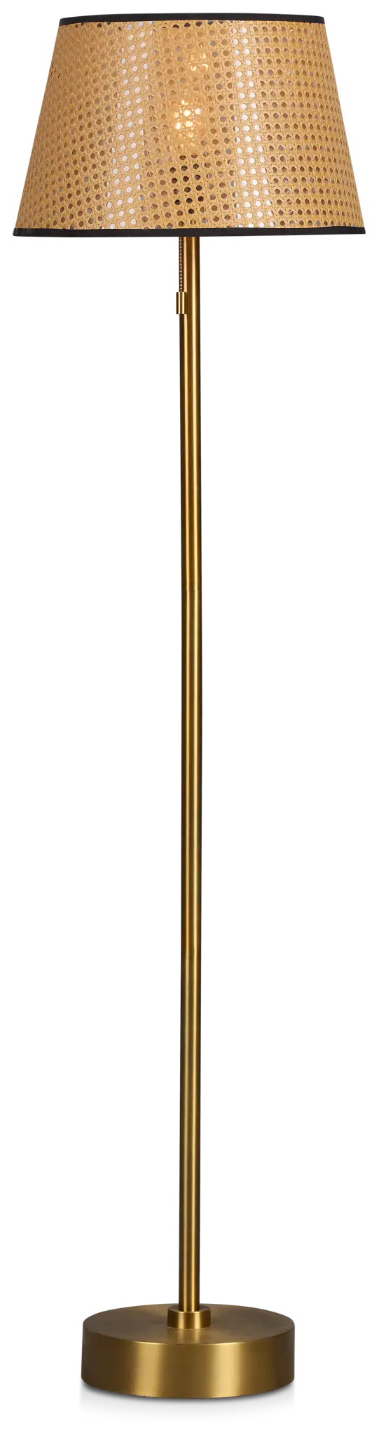 Hazel Gold Metal Floor Lamp Hazel Gold Metal Floor Lamp