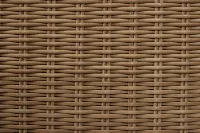 Montecito Light Tone Small Ottoman With Light Blue Cushions