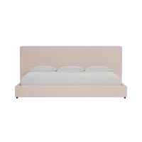 Grayton Joya Light Pink 54" Upholstered Platform Bed