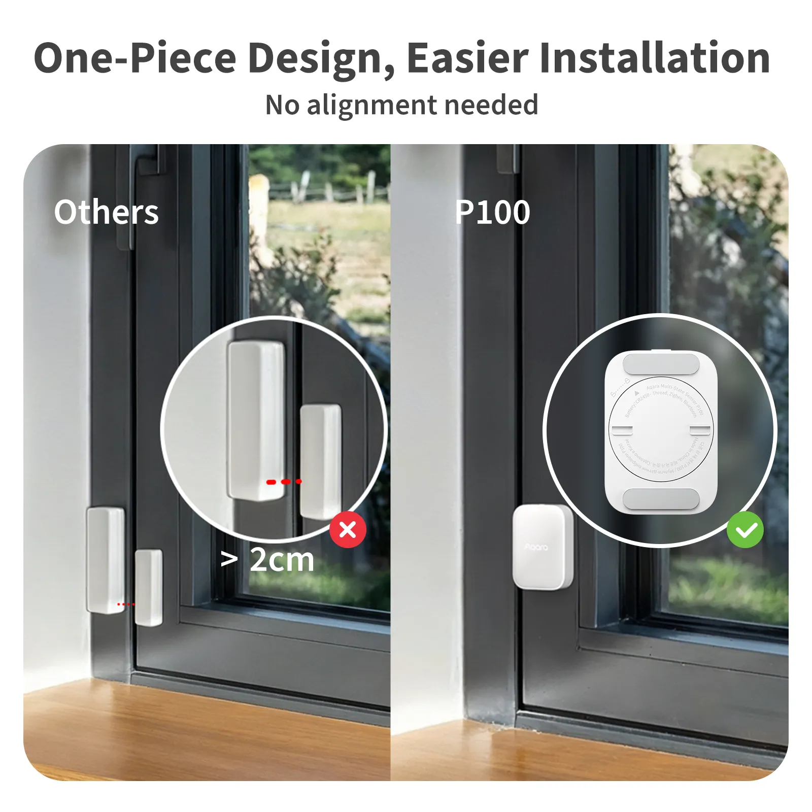 Aqara P100 Multi Sensor Black Home Alarm Sensors