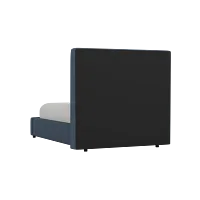 Grayton Elite Dark Blue 54" Upholstered Platform Bed
