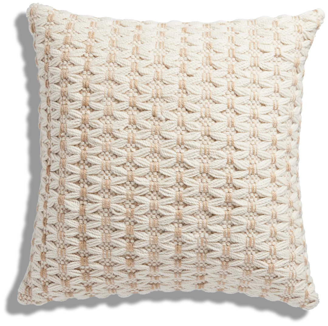 Lucky Beige 22" Accent Pillow Lucky Beige 22" Accent Pillow