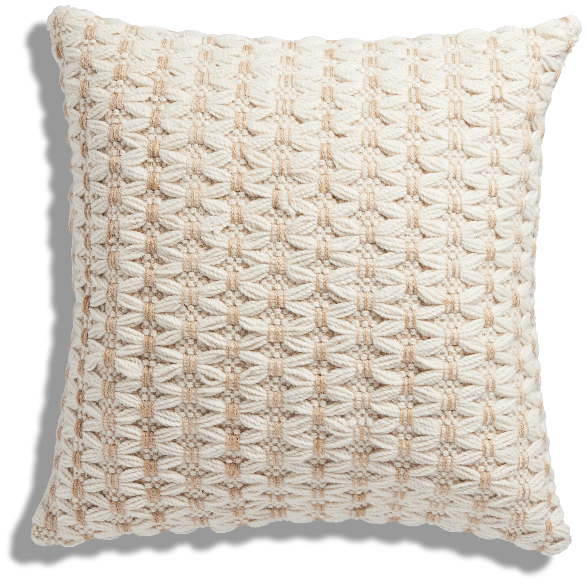 Lucky Beige 22" Accent Pillow Lucky Beige 22" Accent Pillow
