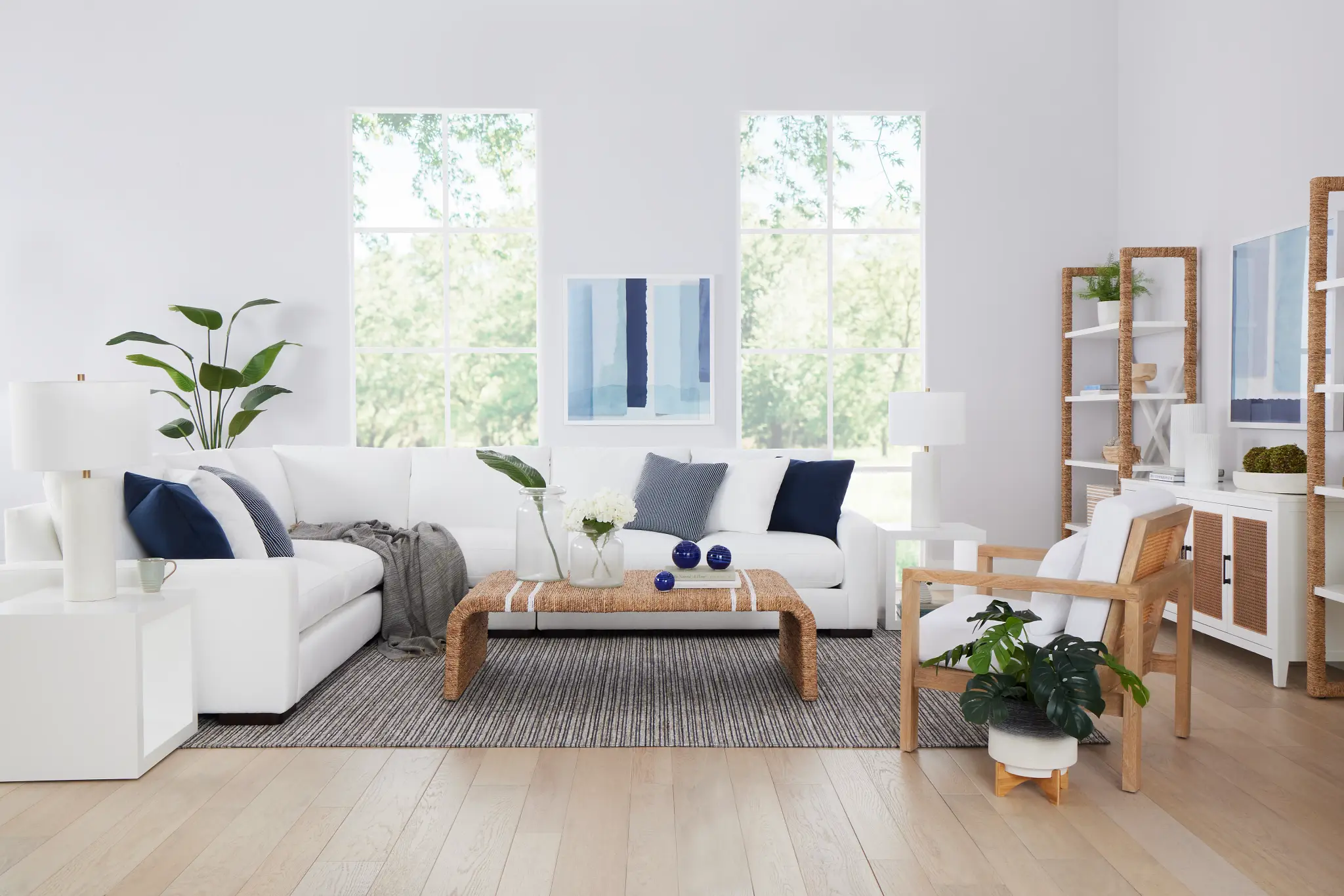 Nantucket Two-tone Woven Tv Stand Nantucket Two-tone Woven Tv Stand