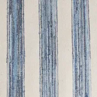 Naica Blue Stripe 5x8 Area Rug