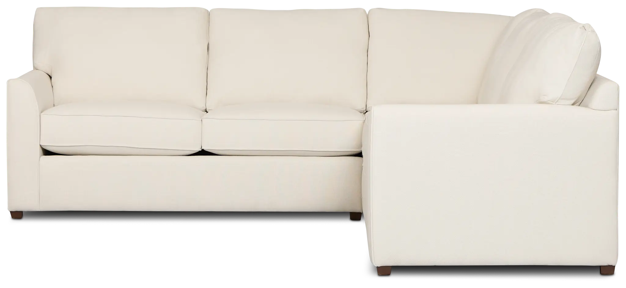 Tate Light Beige Fabric Small Two-arm Sectional Tate Light Beige Fabric Small Two-arm Sectional