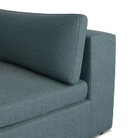 Destin Sutton Blue Fabric 8-piece Modular Sectional