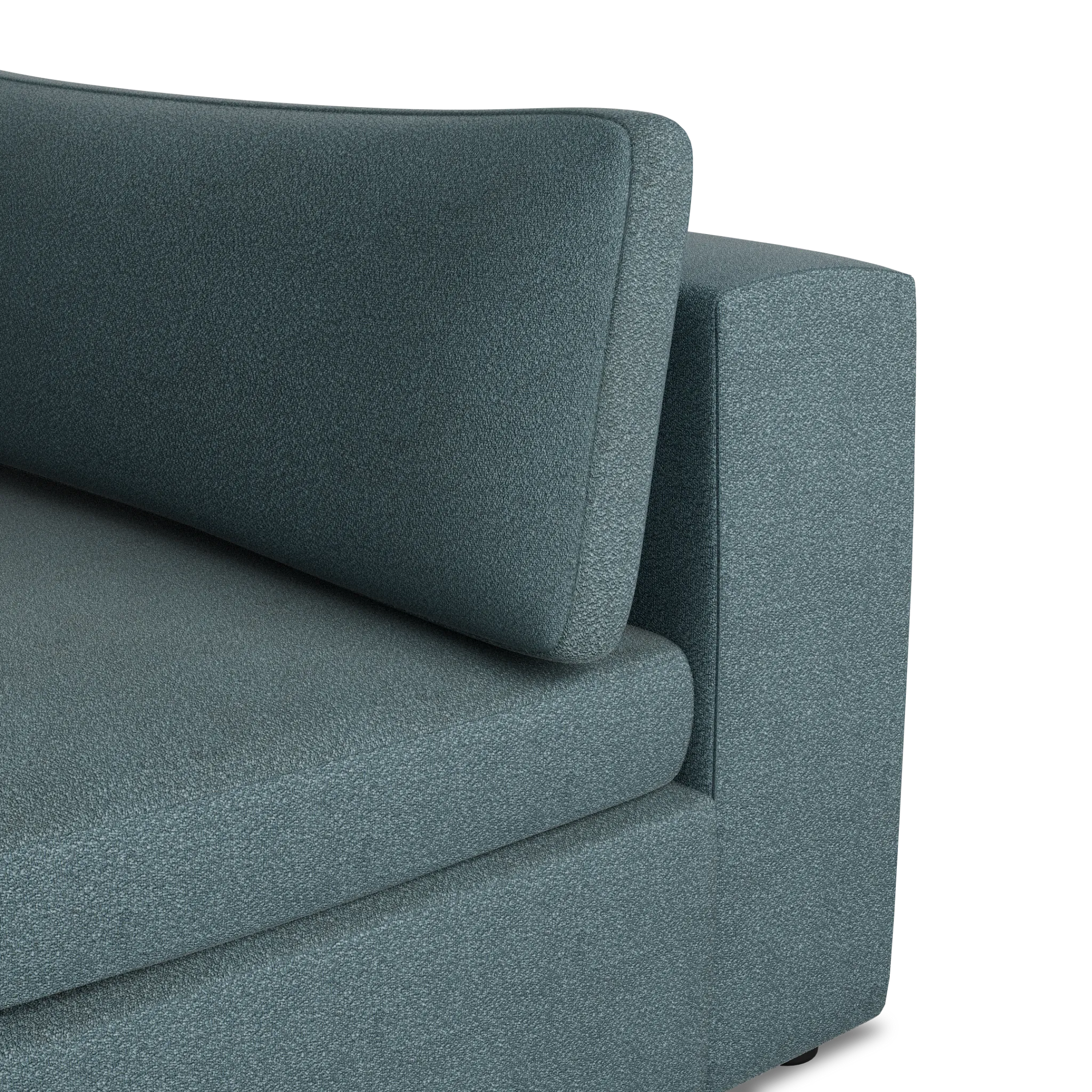 Destin Sutton Blue Fabric 8-piece Modular Sectional