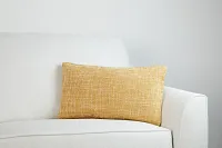 Sutt Yellow Lumbar Accent Pillow