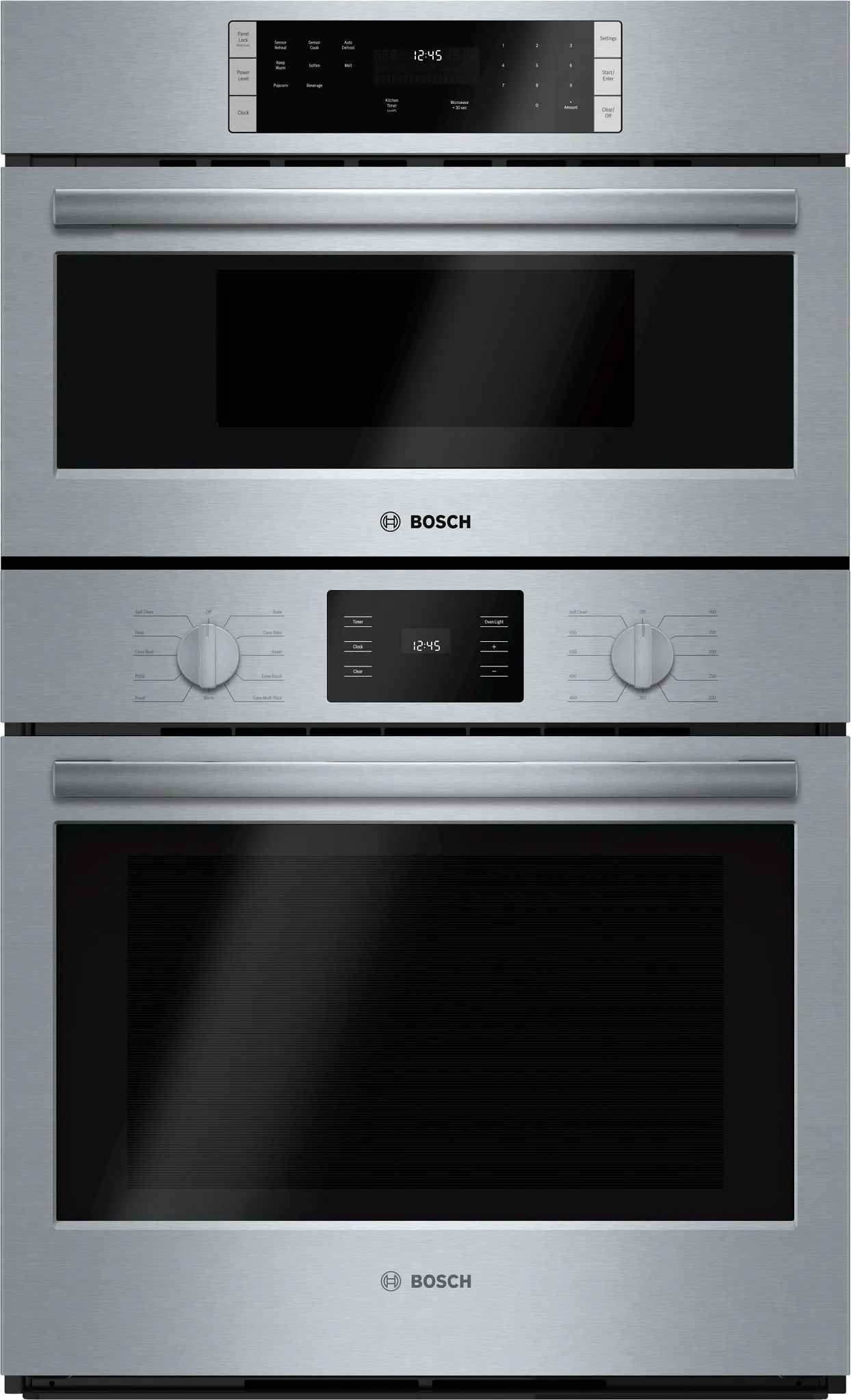 Bosch 500 Series Stainless Steel 30" Electric Oven And Microwave Combo