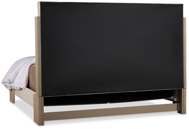 Miramar Light Tone Uph Panel Bed