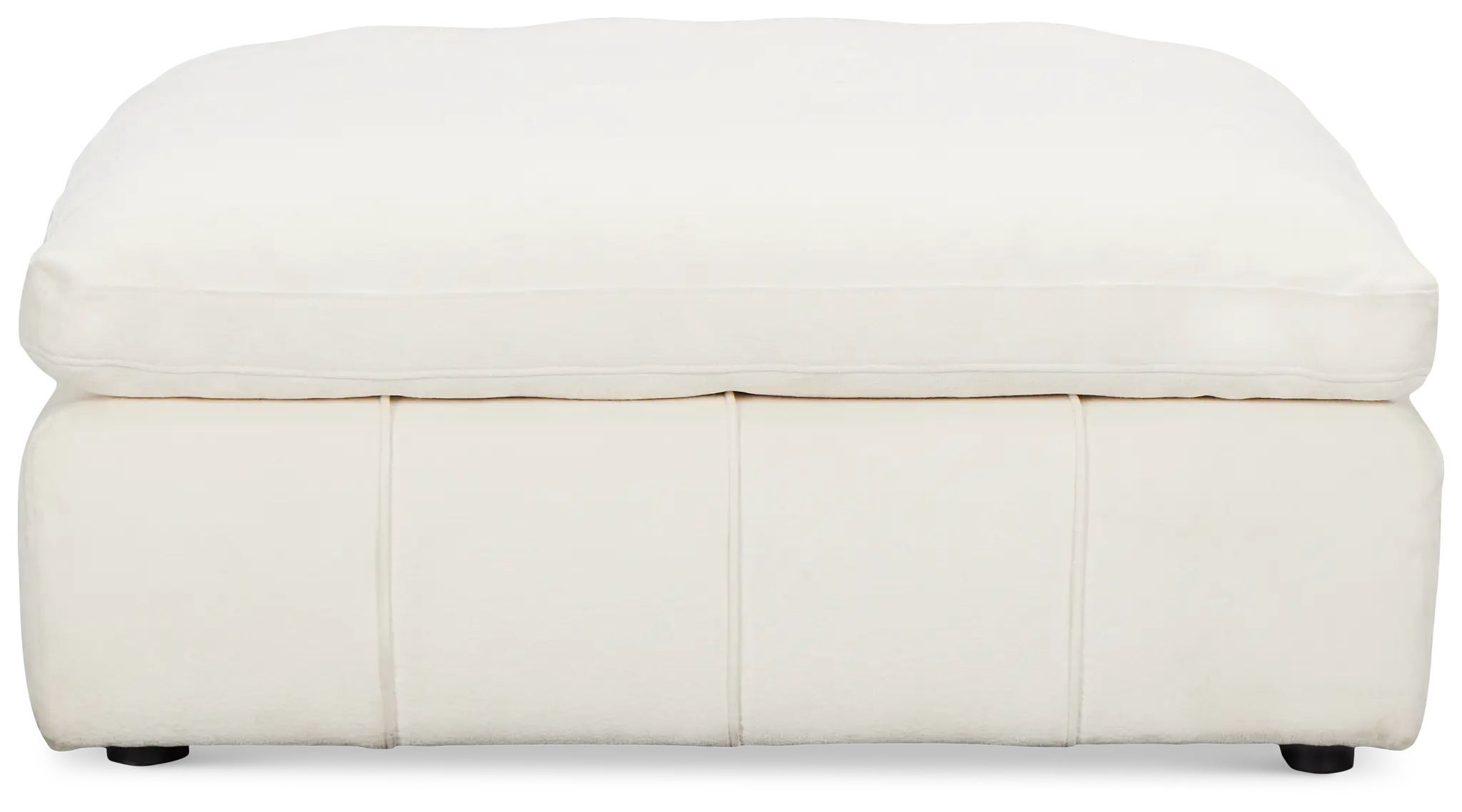 Cruz White Fabric Ottoman Cruz White Fabric Ottoman