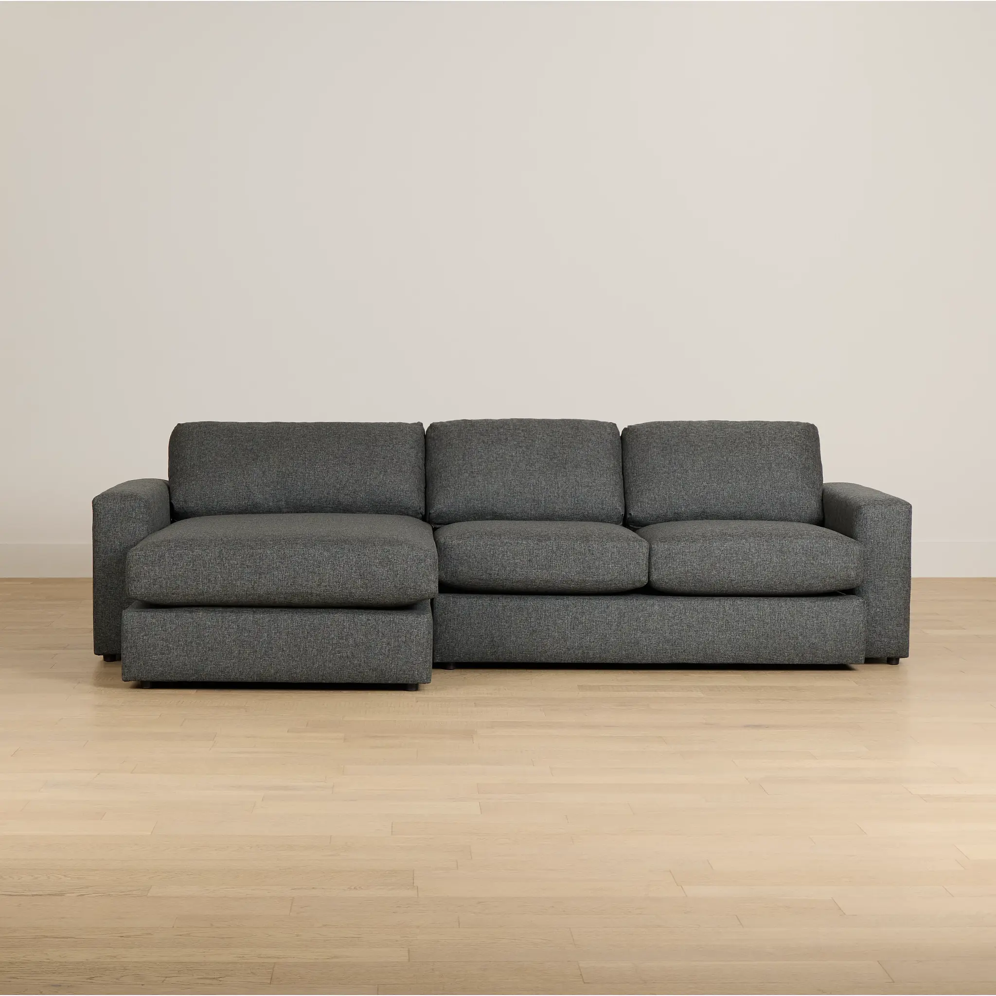 Brantley Dark Gray Fabric Left Chaise Sectional Brantley Dark Gray Fabric Left Chaise Sectional