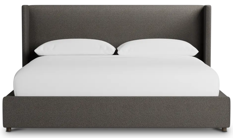 Captiva Elite Dark Gray 48" Upholstered Shelter Bed Captiva Elite Dark Gray 48" Upholstered Shelter Bed