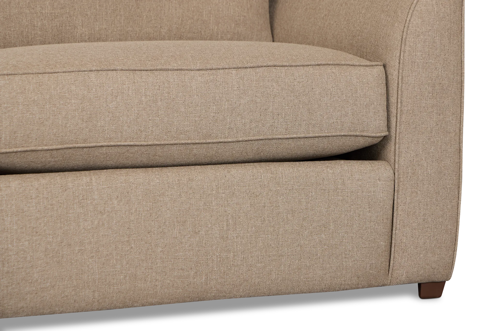 Tate Brown Fabric Cooling Memory Foam Sleeper