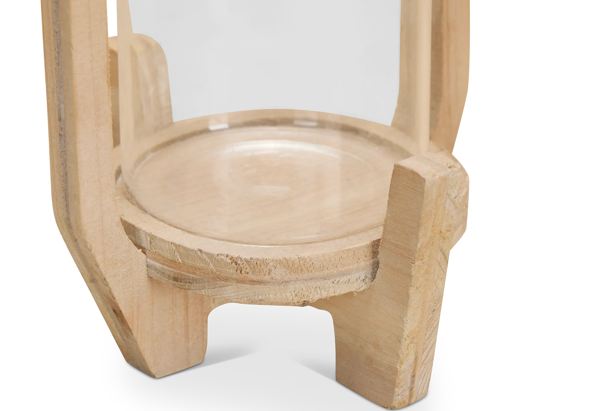 Lenora Beige Small Candle Holder