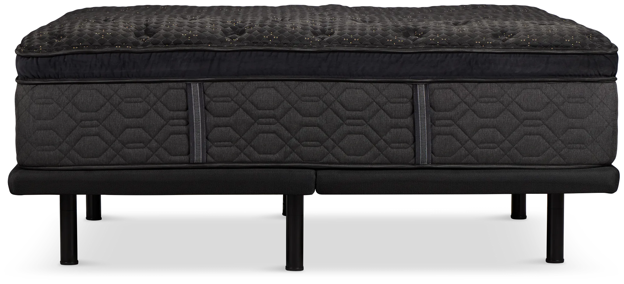 Beautyrest Black Series Four Summit Plush Elite Adjustable Mattress Set