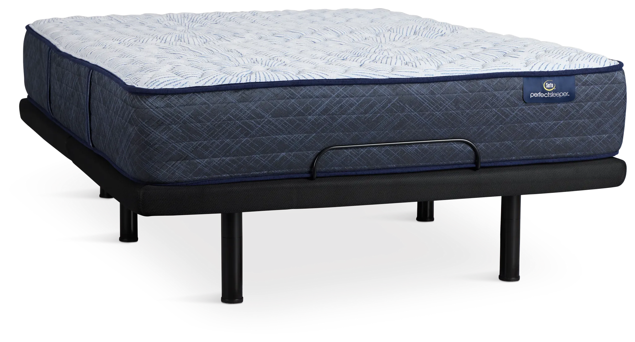 Serta Perfect Sleeper Blue Lagoon Nights Firm Plus Adjustable Mattress Set