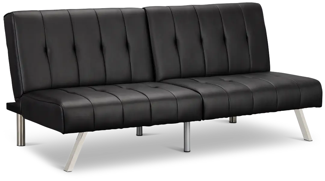 Clay Black Micro Sofa Futon Clay Black Micro Sofa Futon