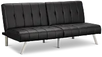 Clay Black Micro Sofa Futon