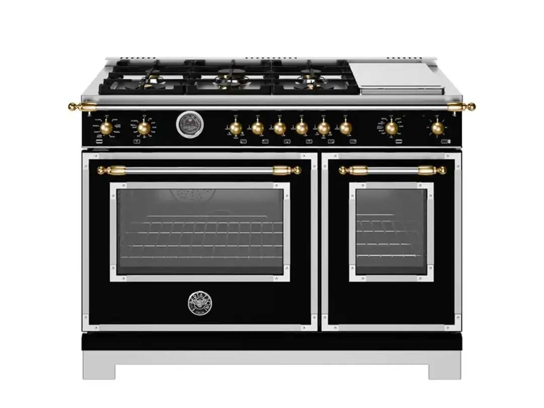 Bertazzoni Heritage Series Black 48" Dual Fuel Range Bertazzoni Heritage Series Black 48" Dual Fuel Range