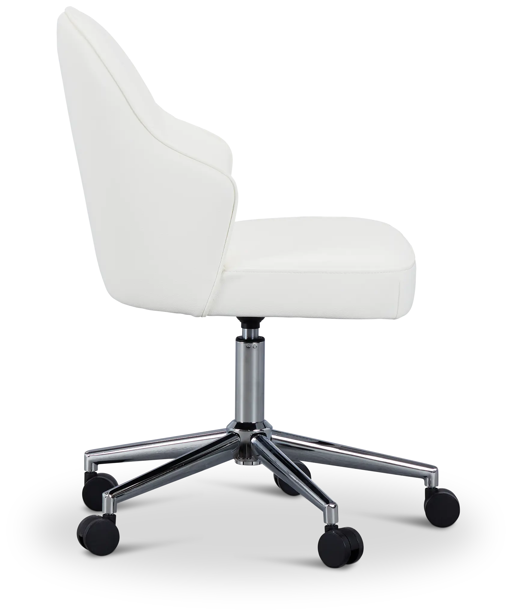 Paige White Swivel Desk Chair Paige White Swivel Desk Chair