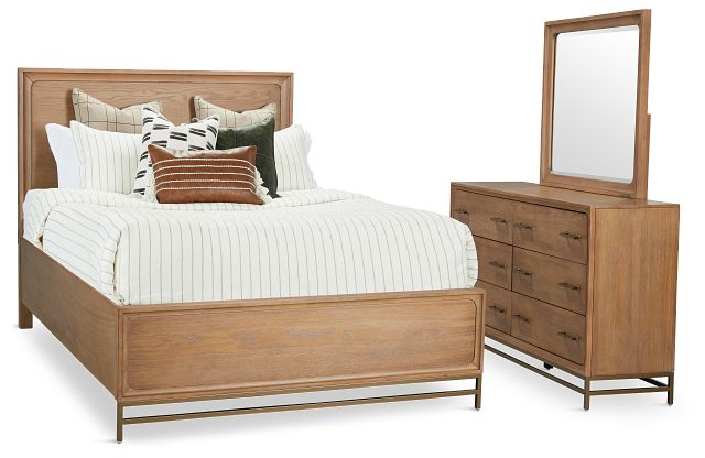 Provo Mid Tone Panel Bedroom