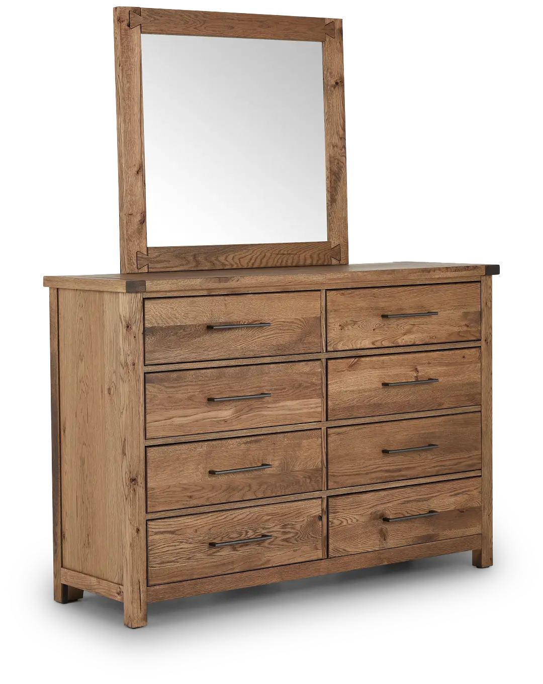 Salt Lake Mid Tone Dresser & Mirror Salt Lake Mid Tone Dresser & Mirror
