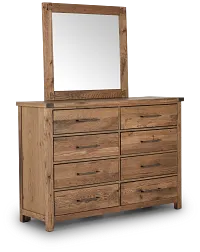 Salt Lake Mid Tone Dresser & Mirror
