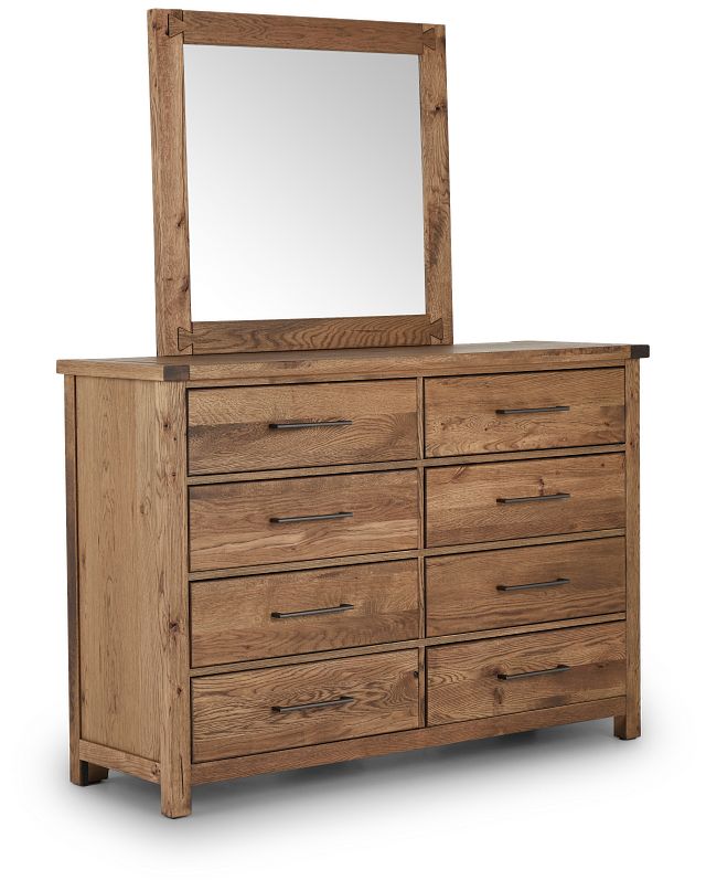 Salt Lake Mid Tone Dresser & Mirror