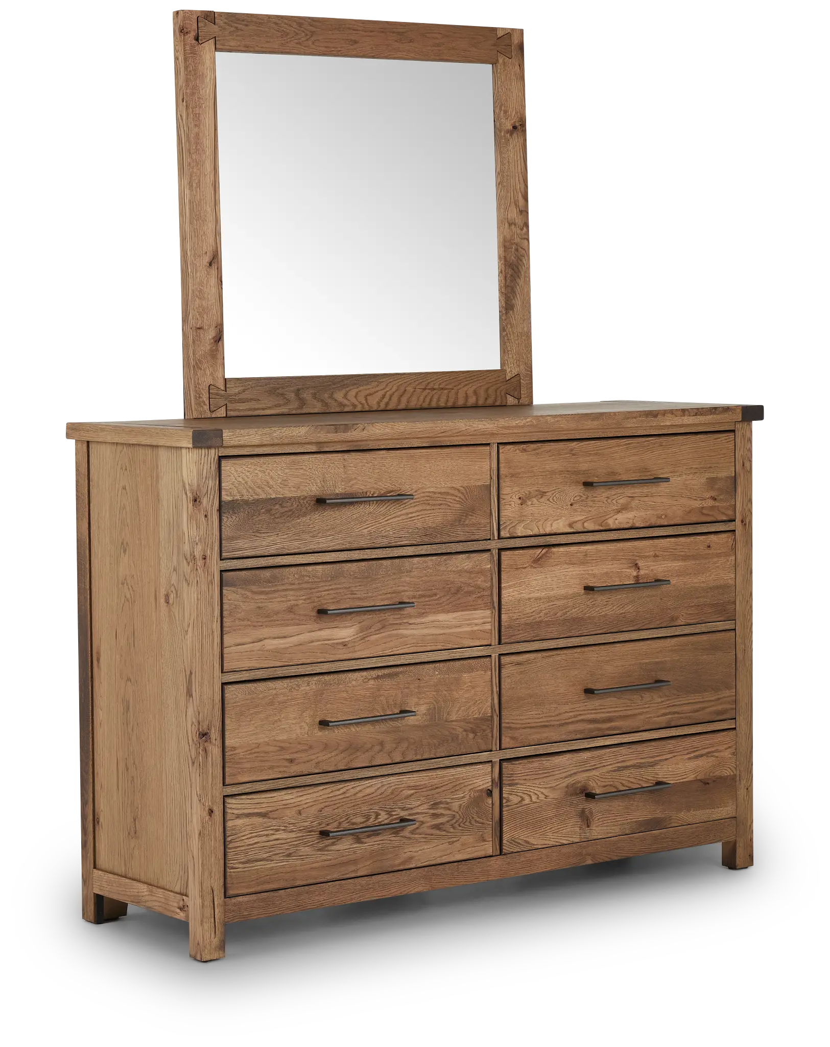 Salt Lake Mid Tone Dresser & Mirror Salt Lake Mid Tone Dresser & Mirror