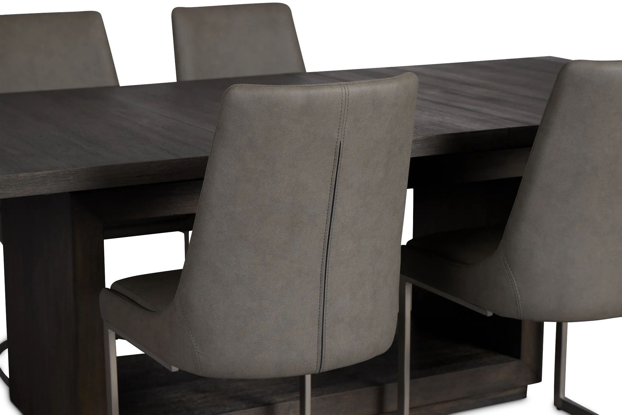 Madden Dark Tone Table & 4 Upholstered Chairs