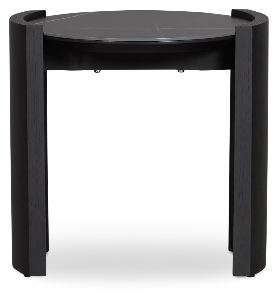 Nomad Black Ceramic Round End Table Nomad Black Ceramic Round End Table