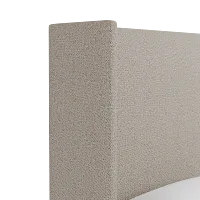 Captiva Gellar Brown 60" Upholstered Shelter Bed