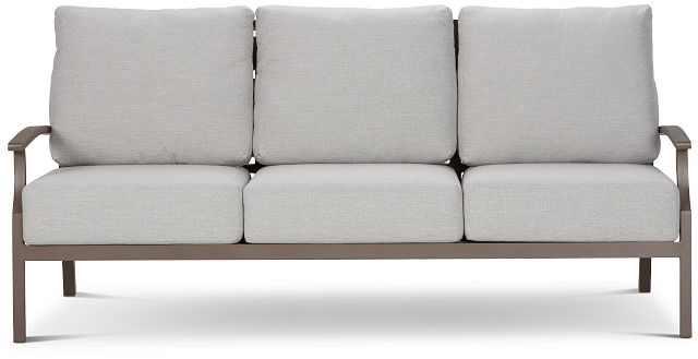 Raleigh Gray Aluminum Sofa