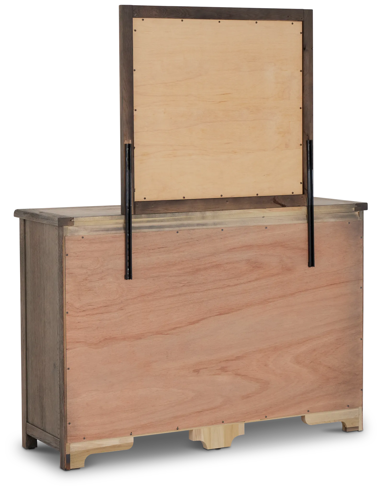 Salt Lake Gray Dresser & Mirror