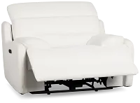 Jett White Micro Power Recliner