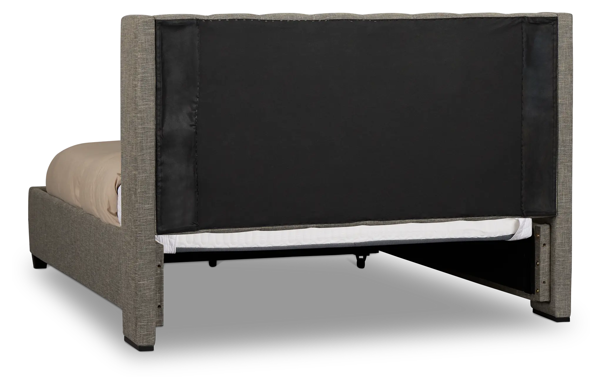 Chatham Gray Low Platform Storage Bed Chatham Gray Low Platform Storage Bed