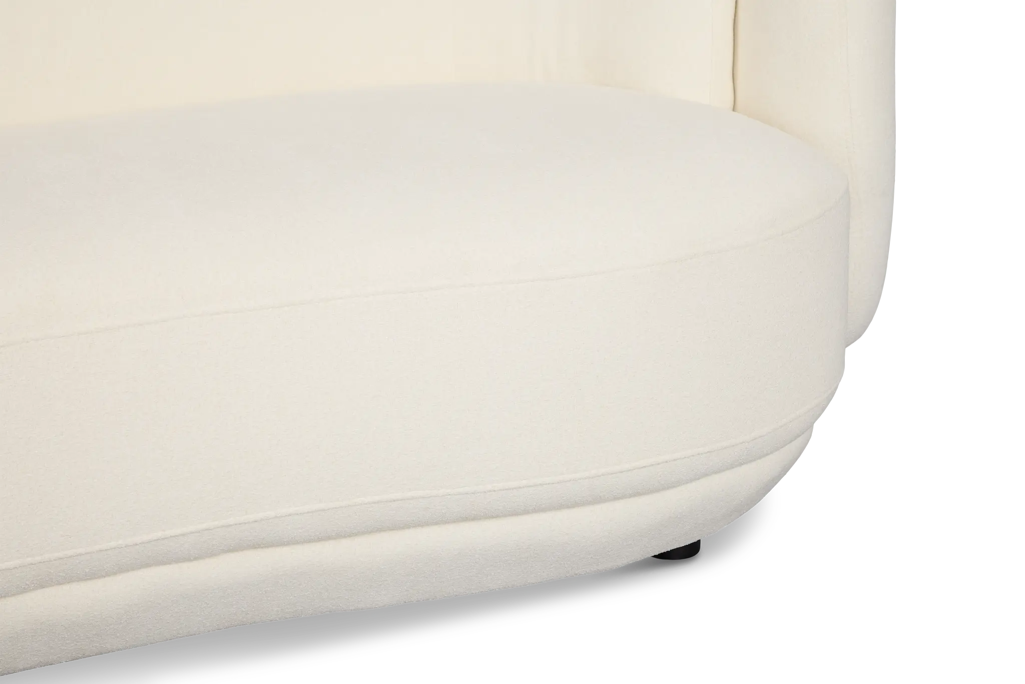 Presley White Fabric Sofa Presley White Fabric Sofa