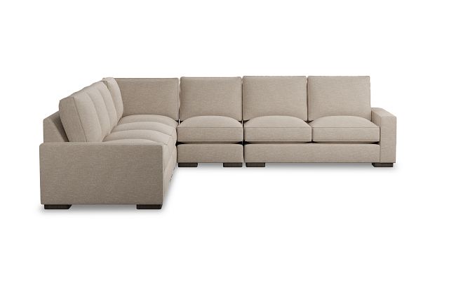 Edgewater Victory Taupe Large Two-arm Sectional