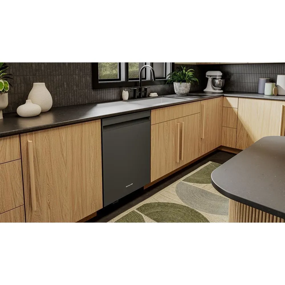 Kitchenaid 724 Series Black Built In Dishwasher